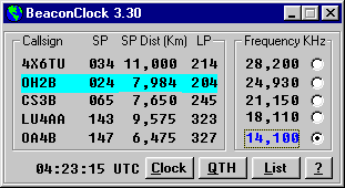 BeaconClock screen clip